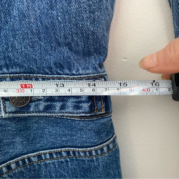 AGOLDE Baloon Sleeve Long Sleeve denim Dress - Picture 9 of 9